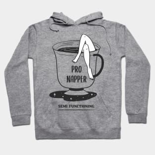 Pro Napper.. Semi Functionnig Coffee Hoodie